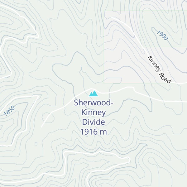 Map of Sherwood-Kinney Divide