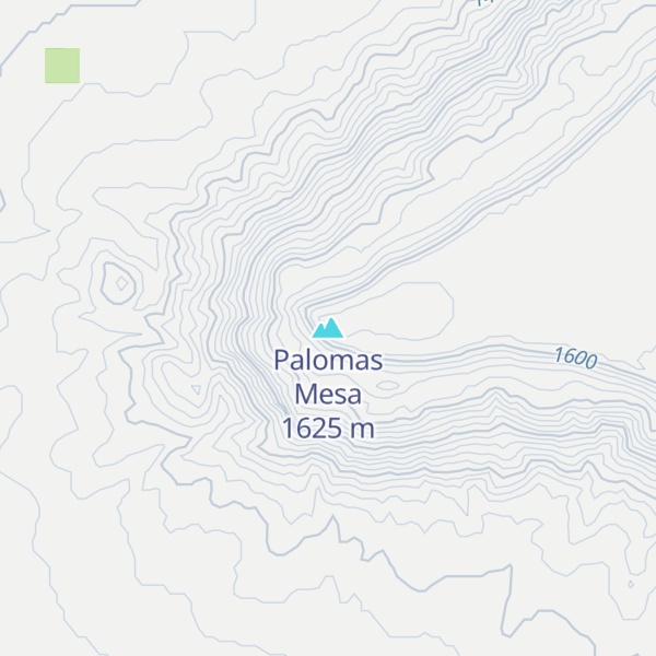 Map of Palomas Mesa
