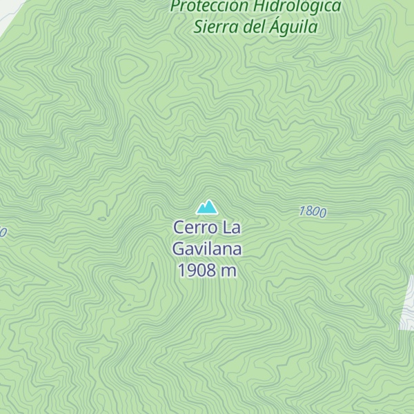 Map of Cerro La Gavilana