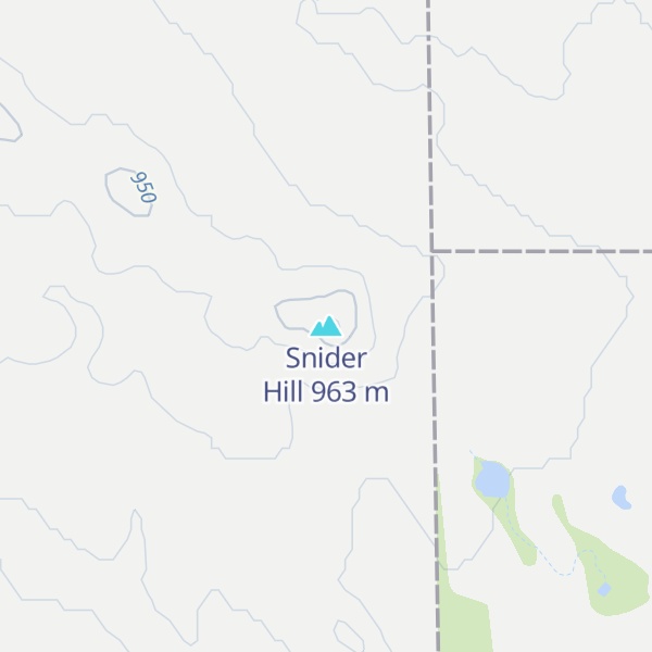 Map of Snider Hill