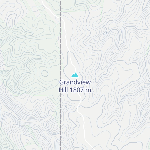 Map of Grandview Hill