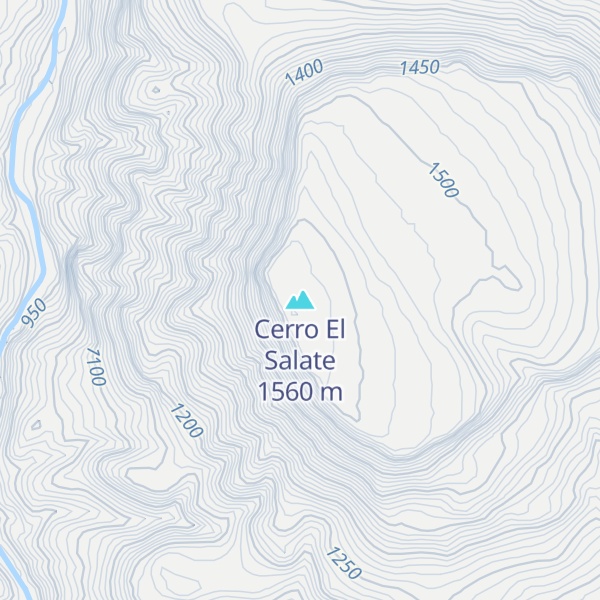 Map of Cerro El Salate