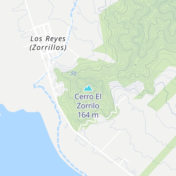 Map of Cerro El Zorrilo