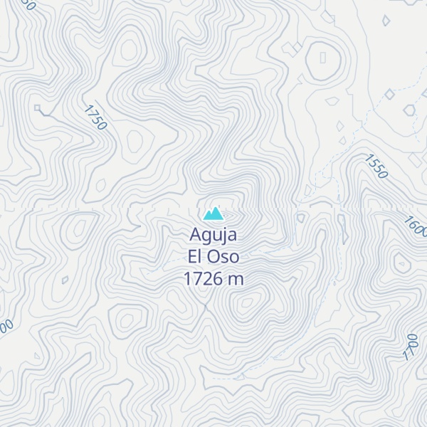 Map of Aguja El Oso