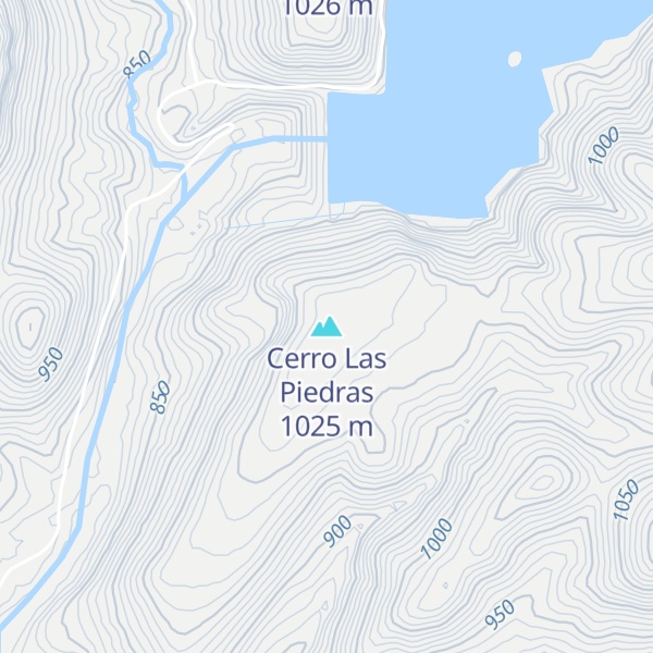 Map of Cerro Las Piedras