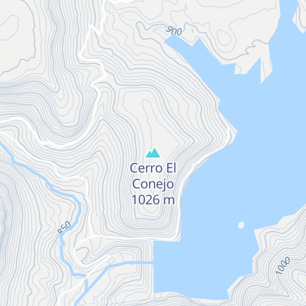 Map of Cerro El Conejo