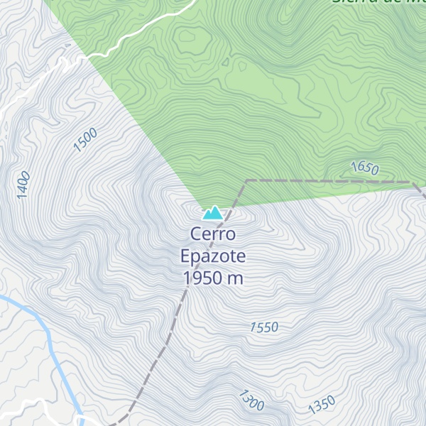 Map of Cerro Epazote