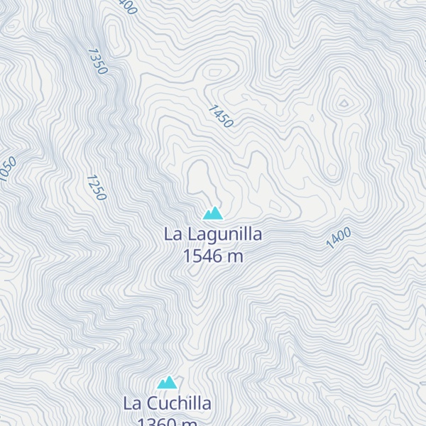 Map of La Lagunilla