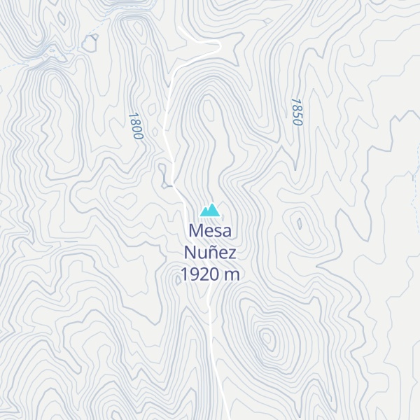 Map of Mesa Nuñez