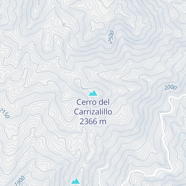 Map of Cerro del Carrizalillo