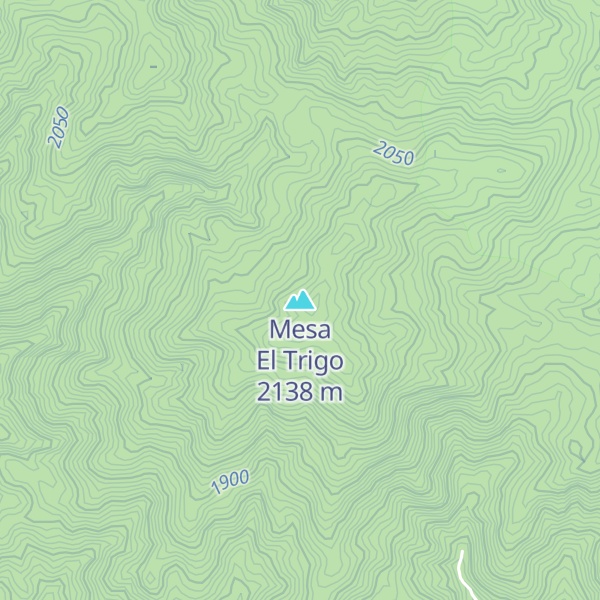 Map of Mesa El Trigo