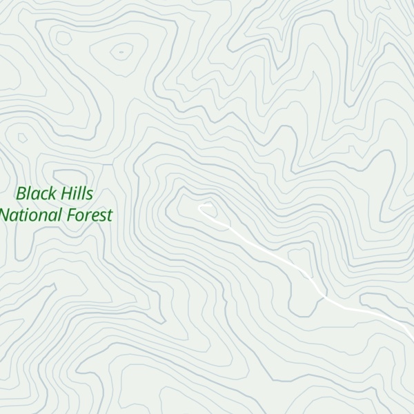 Map of West Cement Ridge
