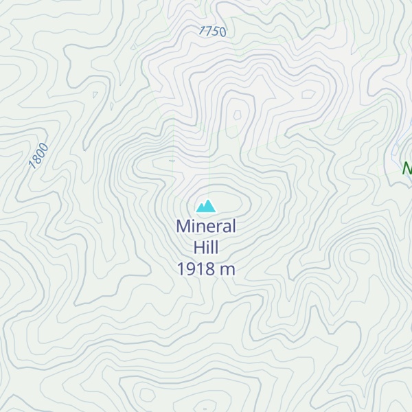 Map of Mineral Hill