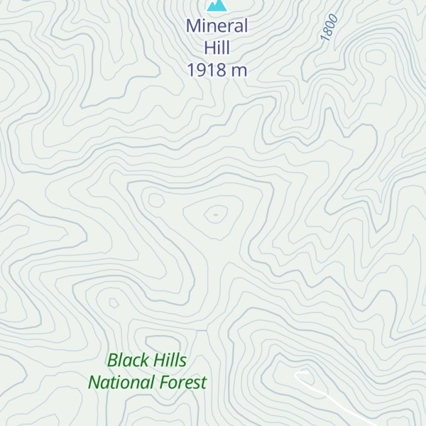 Map of Cement Ridge
