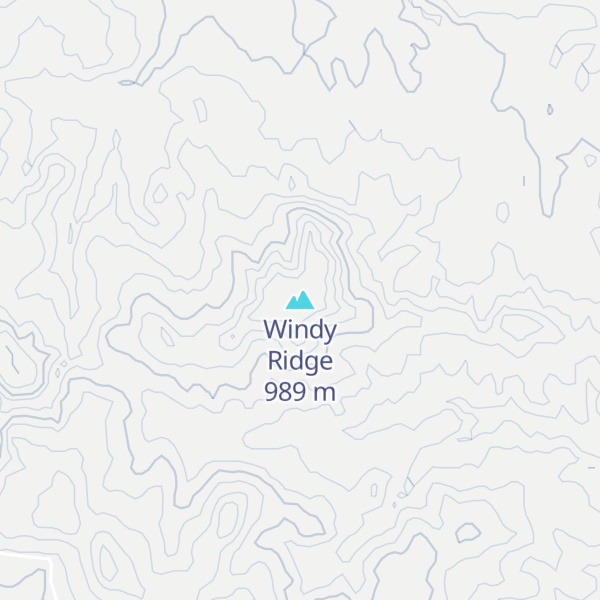 Map of Windy Ridge