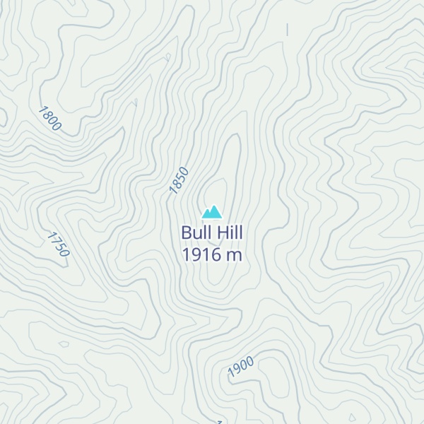 Map of Bull Hill