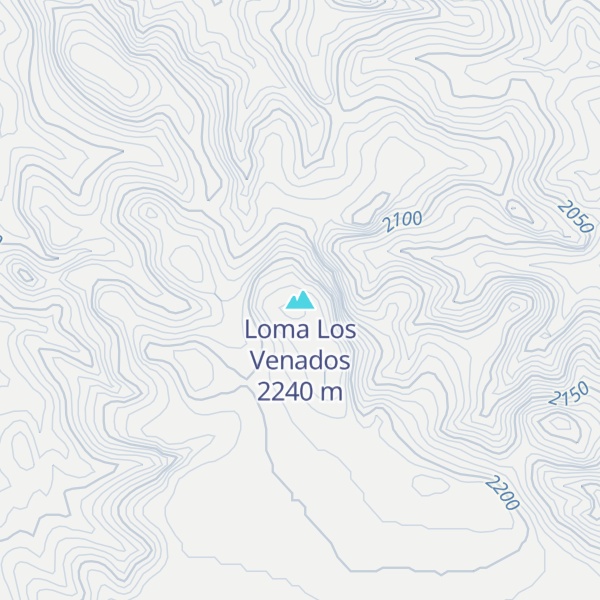 Map of Loma Los Venados