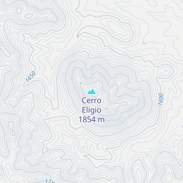 Map of Cerro Eligio
