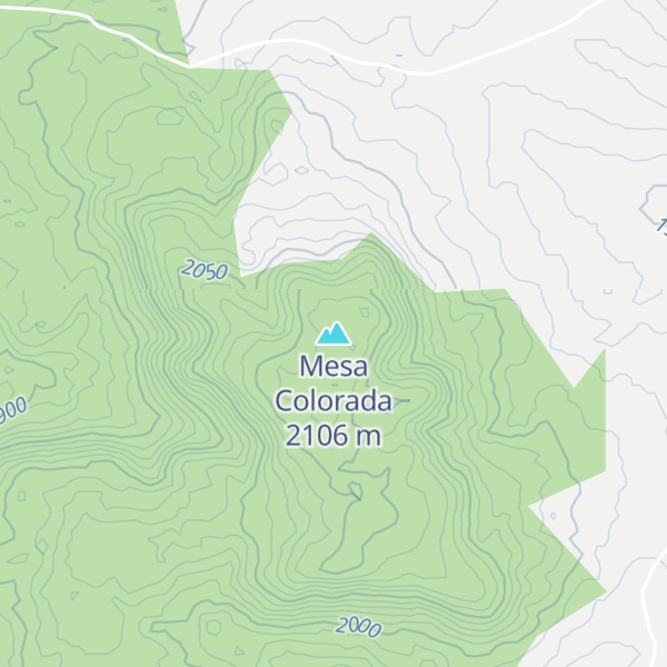 Map of Mesa Colorada