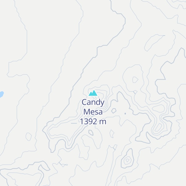 Map of Candy Mesa