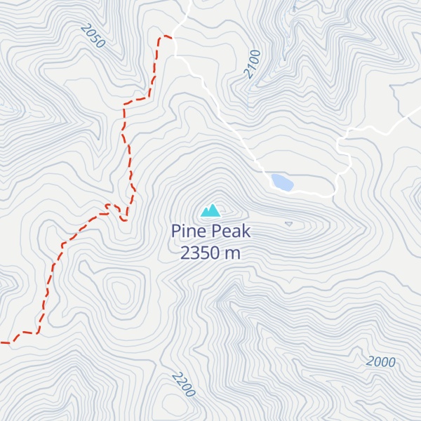 Map of Pine Peak