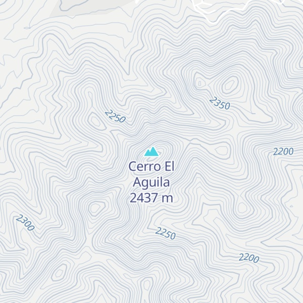 Map of Cerro El Aguila