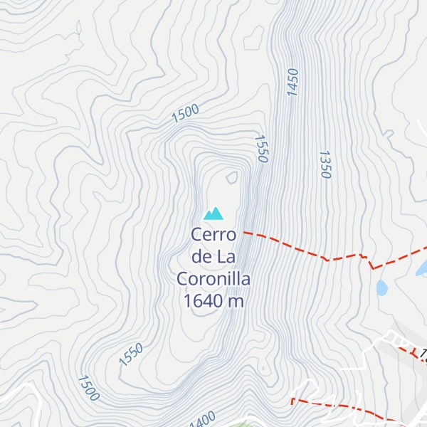 Map of Cerro de La Coronilla