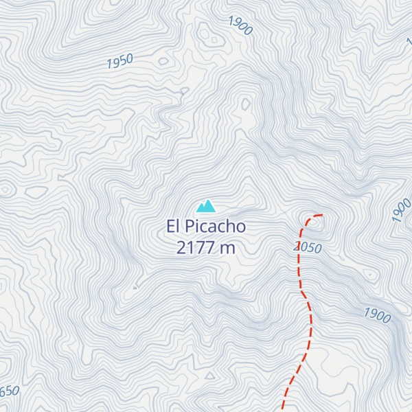 Map of El Picacho
