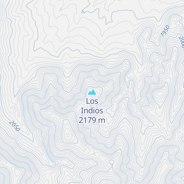 Map of Los Indios