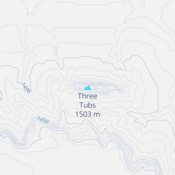 Map of Three Tubs