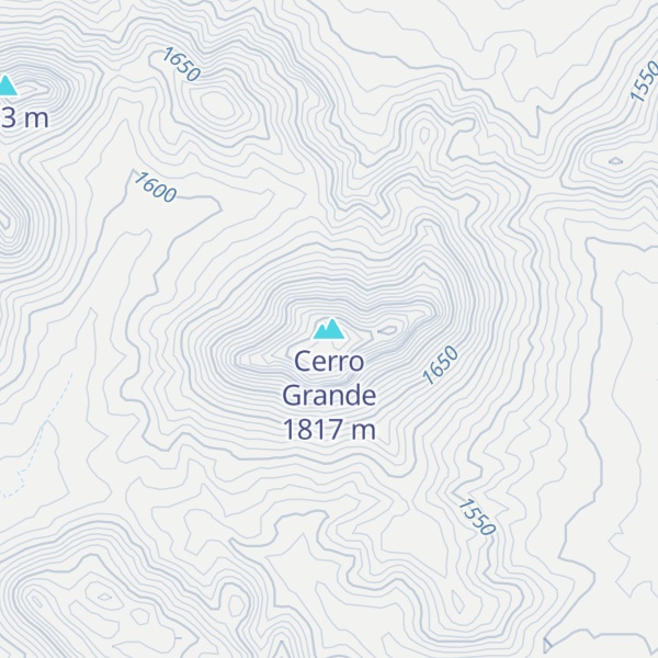 Map of Cerro Grande
