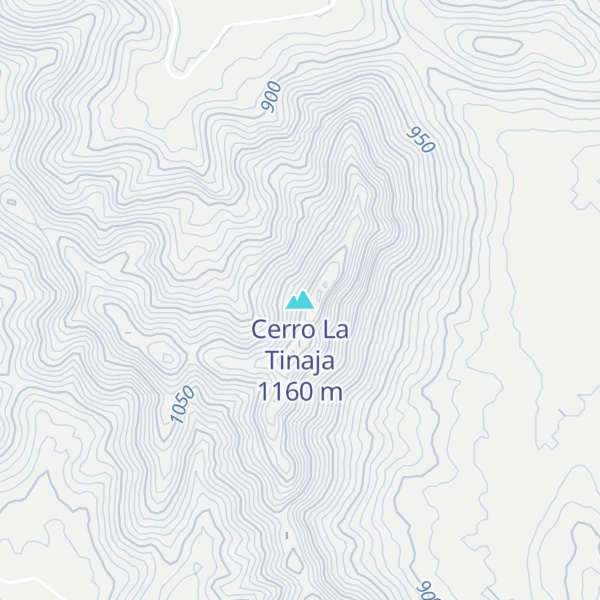 Map of Cerro La Tinaja