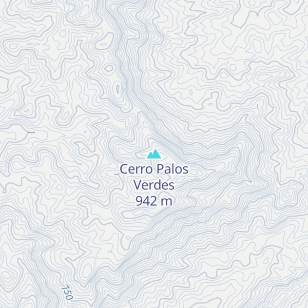 Map of Cerro Palos Verdes