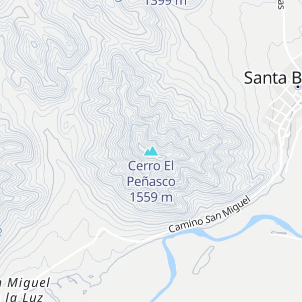 Map of Cerro El Peñasco