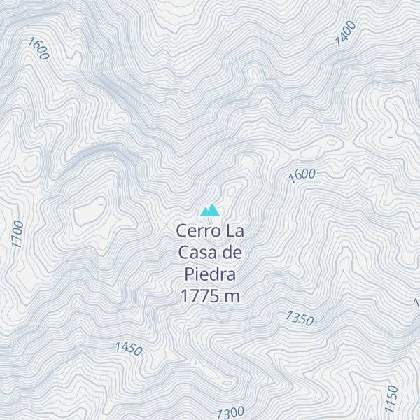 Map of Cerro La Casa de Piedra