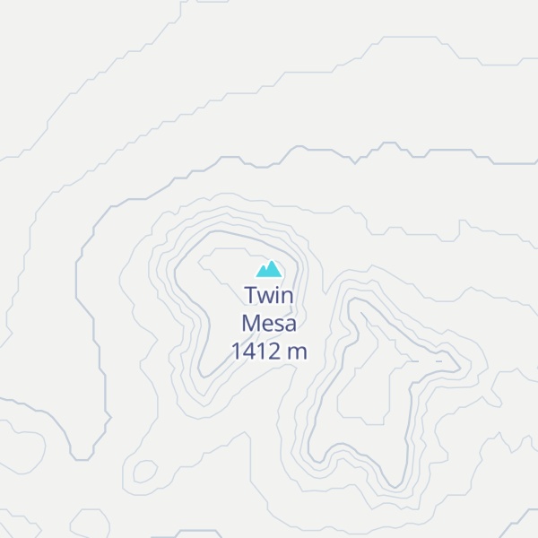 Map of Twin Mesa