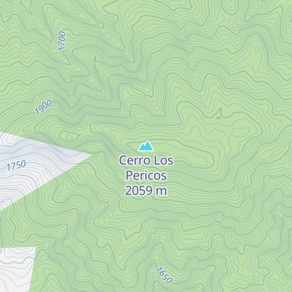 Map of Cerro Los Pericos
