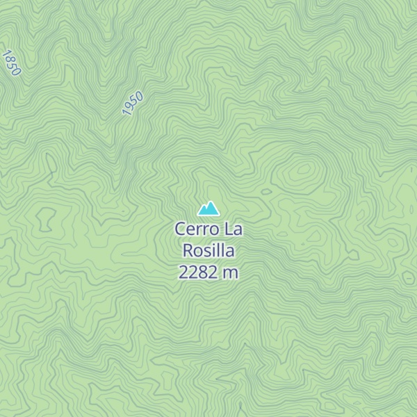Map of Cerro La Rosilla