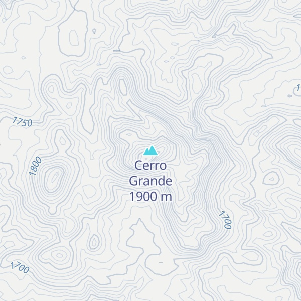 Map of Cerro Grande