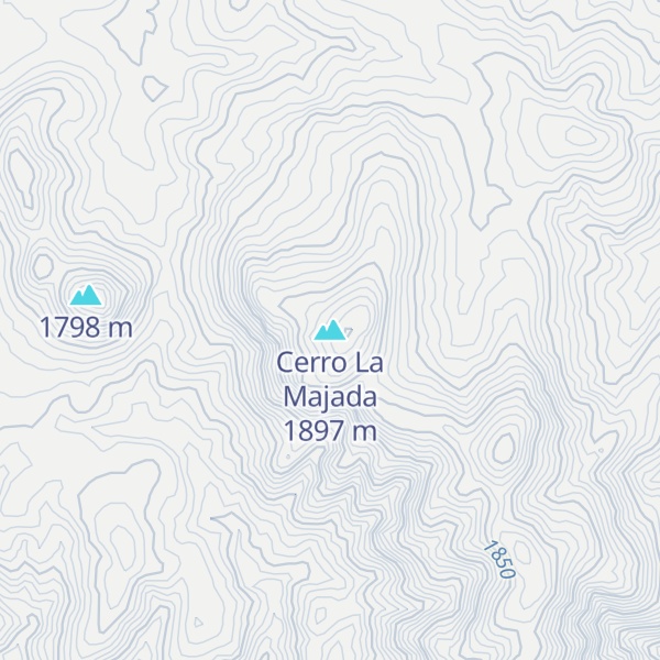 Map of Cerro La Majada