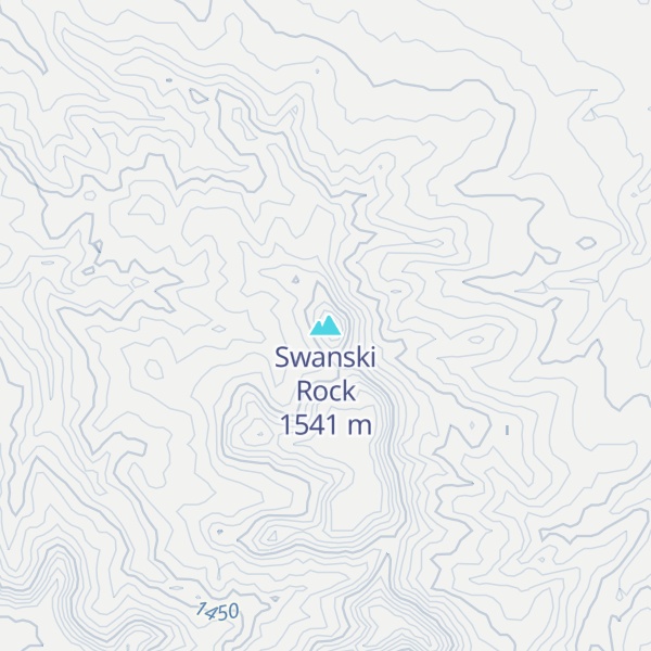 Map of Swanski Rock