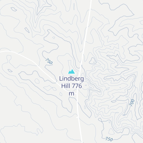 Map of Lindberg Hill