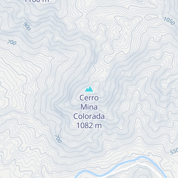 Map of Cerro Mina Colorada
