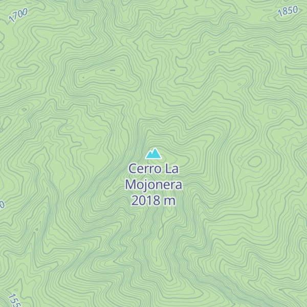 Map of Cerro La Mojonera