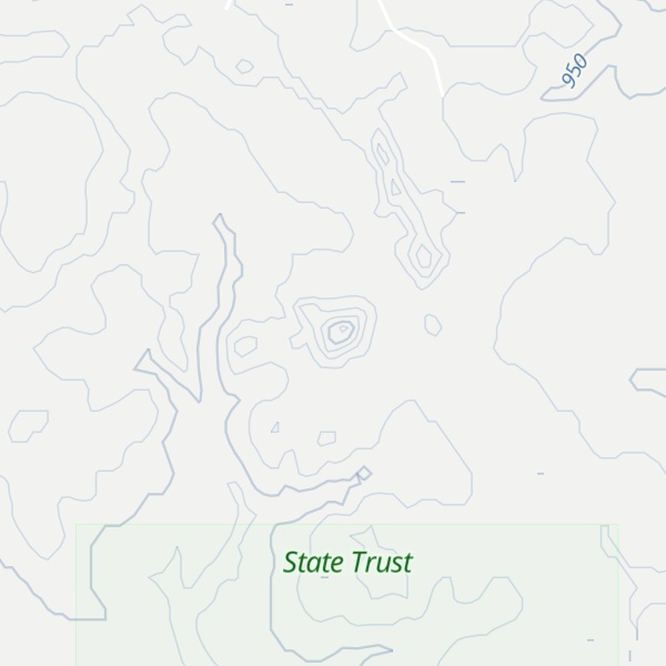 Map of Morris Butte