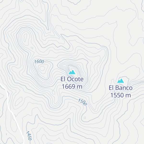 Map of El Ocote
