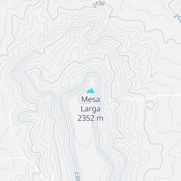 Map of Mesa Larga