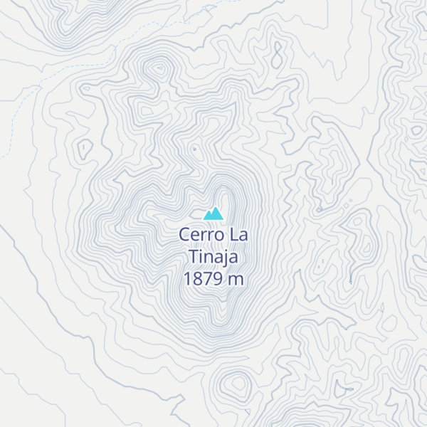 Map of Cerro La Tinaja