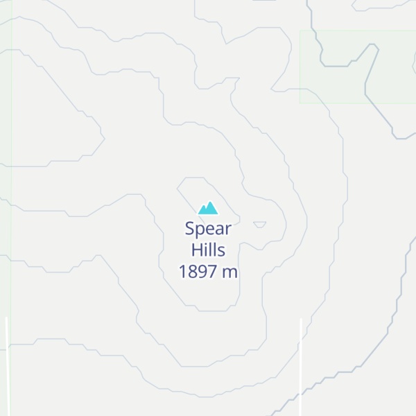 Map of Spear Hills
