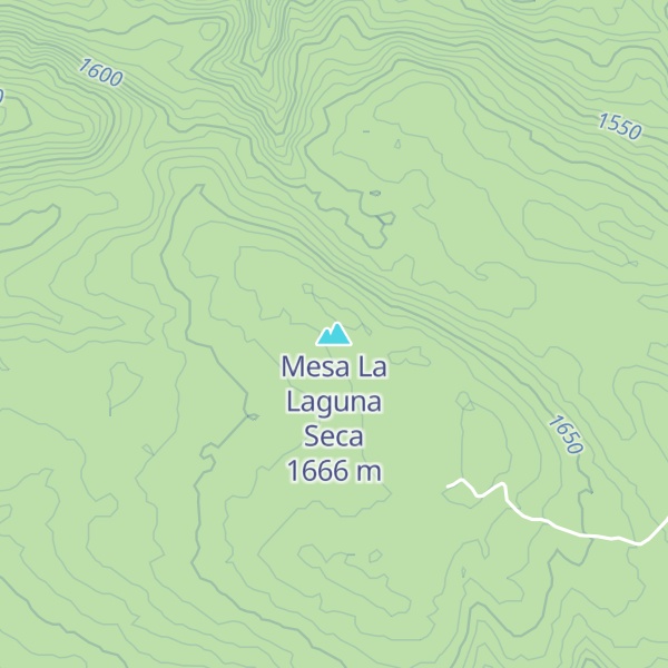 Map of Mesa La Laguna Seca